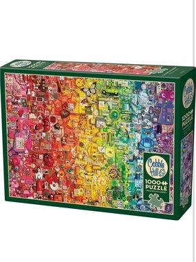 Cobble Hill 1000 Jigsaw Puzzle ~Bundle 3/$20~ Colourful Rainbow